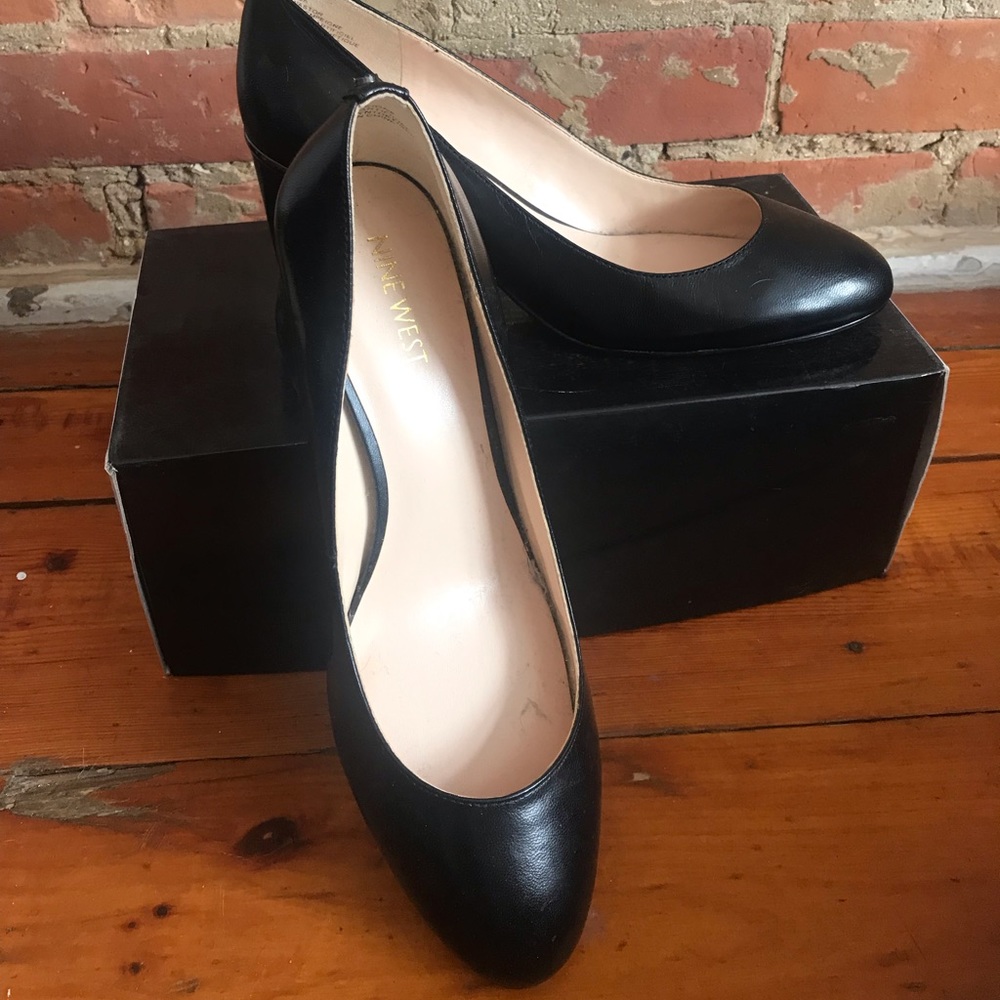 Nine West block heels